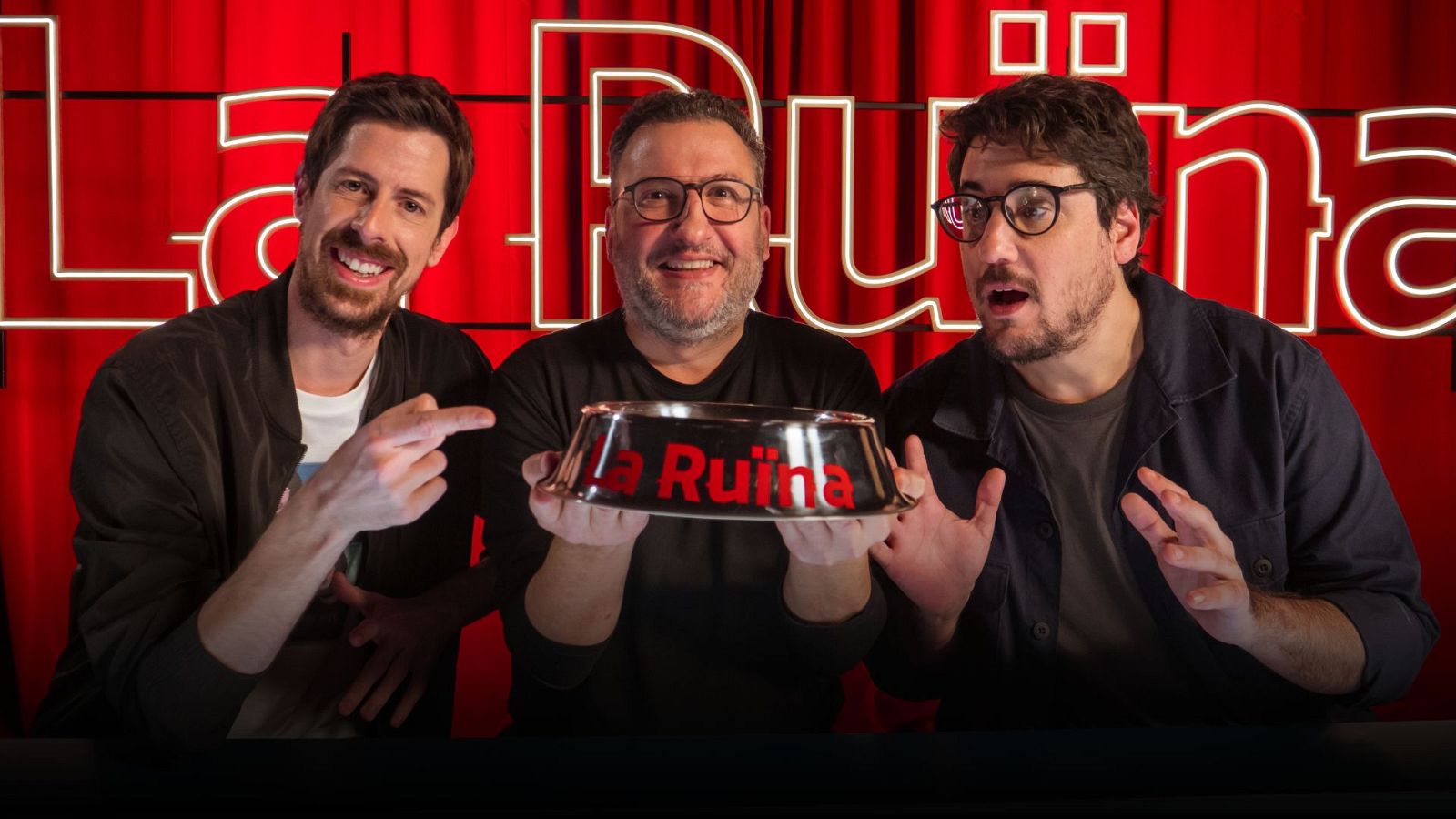 Vídeo promocional del programa 'La Ruïna', presentat per Ignasi Taltavull i Tomàs Fuentes, amb Toni Soler, periodista convidat