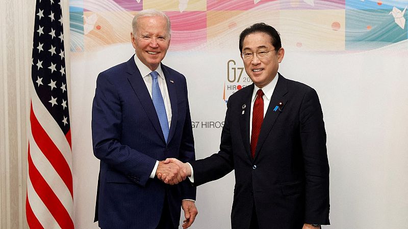 Biden y Kishida constatan su cooperación frente a una China en ascenso y una Rusia impredecible