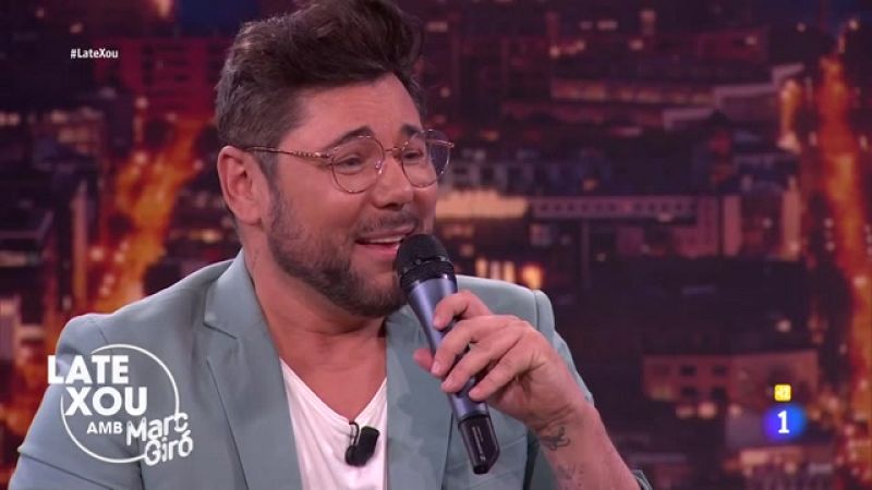 Miguel Poveda a Marc Giró: "Abans de sortir a cantar, estic acollonit"