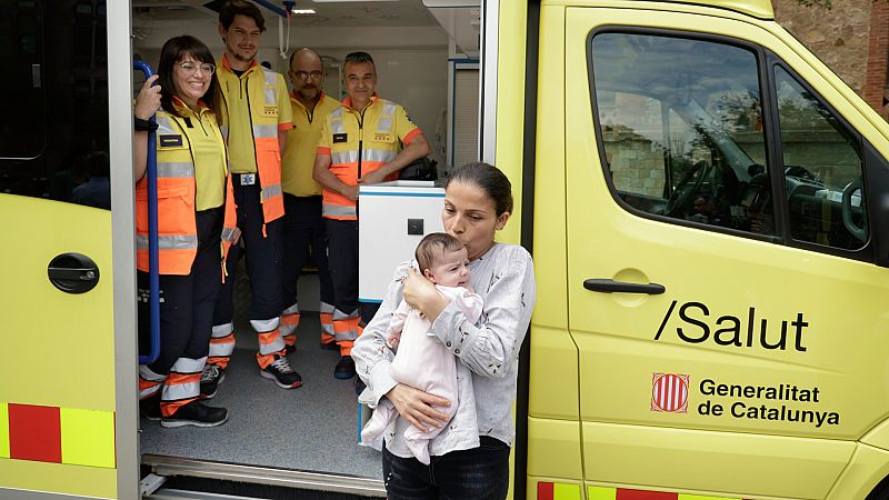 Un traslado con una máquina que sustituye los pulmones salva la vida de la bebé Aisha