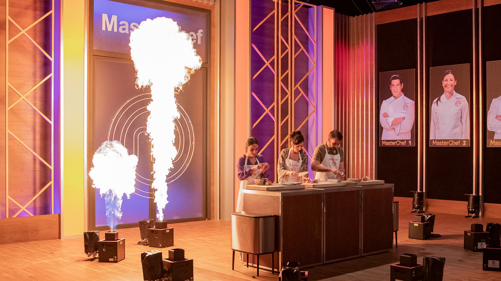 Un cocinado en el fuego