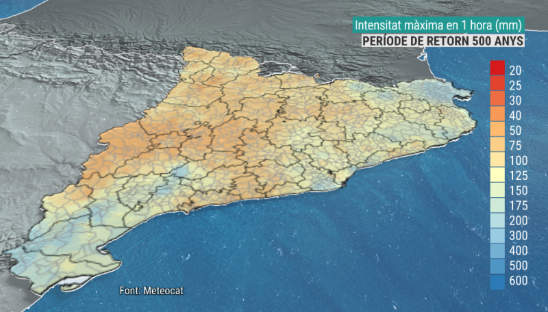 On acostuma a ploure ms intensament a Catalunya?