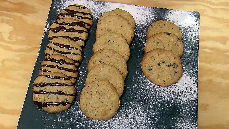Receta de galletas caseras de frutos secos y chocolate. ¡Las cookies más nutritivas!