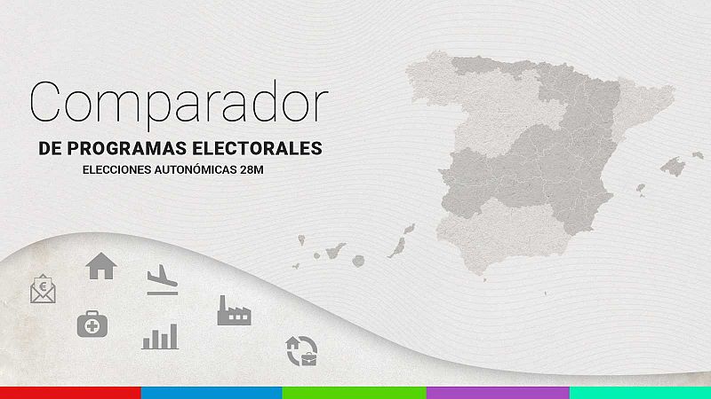 Comparador de programas electorales de RTVE: las propuestas de cada partido para las elecciones autonómicas