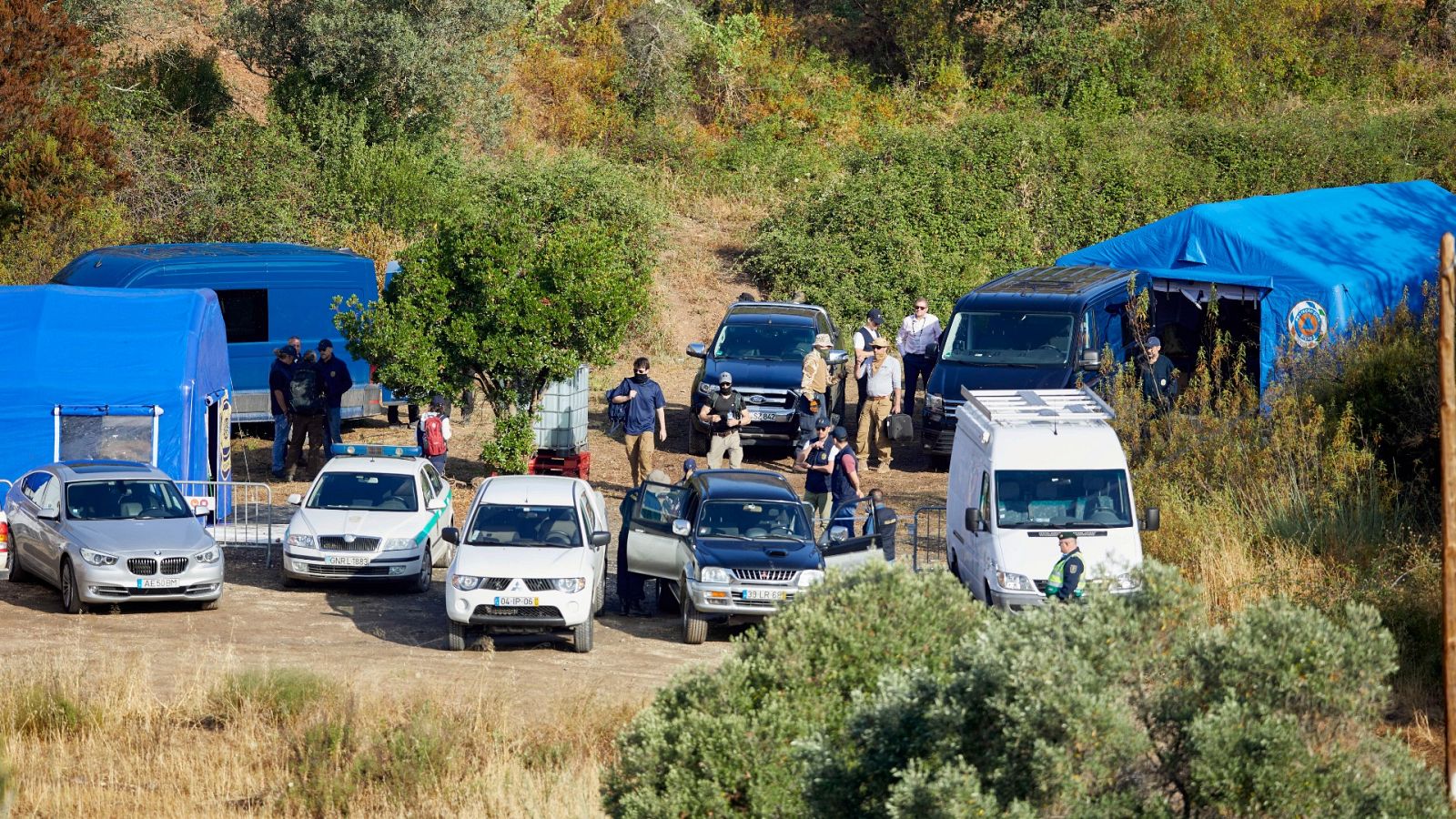 La Policía busca restos de fibras del pijama de Madeleine en el embalse de Arade