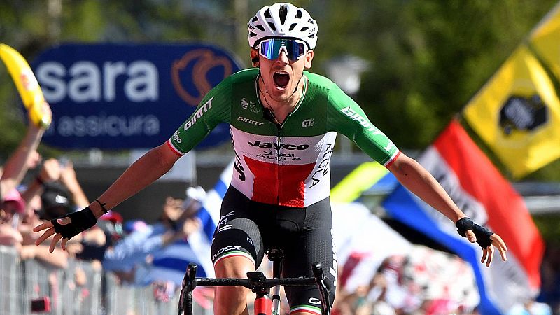 Filippo Zana se estrena en el Giro y Almeida flojea en la primera etapa en los Dolomitas
