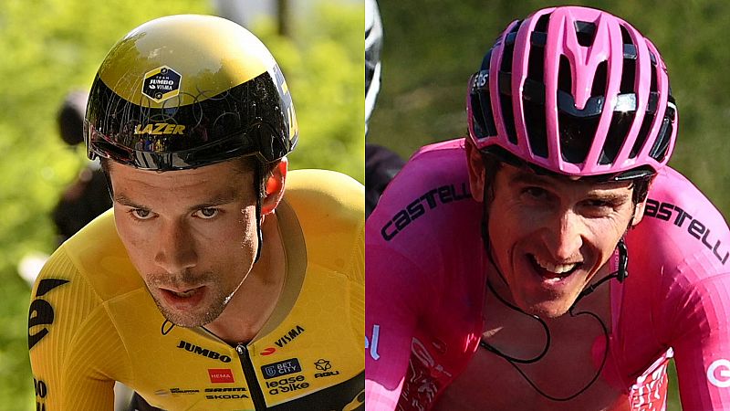 Roglic da la vuelta al Giro en la cronoescalada final en una especie de revancha del Tour 2020