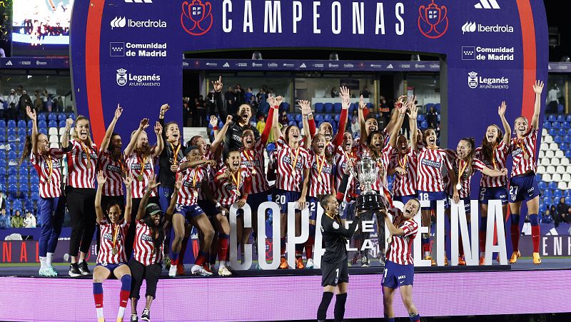 El Atlético remonta al Madrid y gana la Copa de la Reina en los penaltis