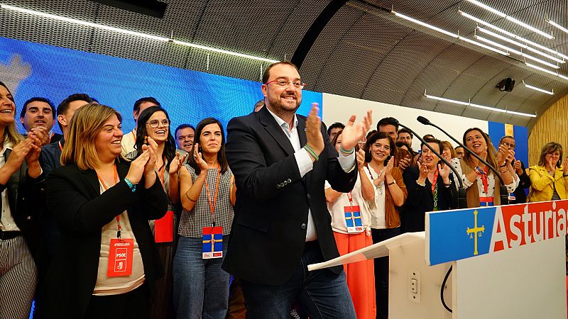 El PSOE se mantiene como la fuerza más votada en Asturias, pero necesitará pactar para gobernar