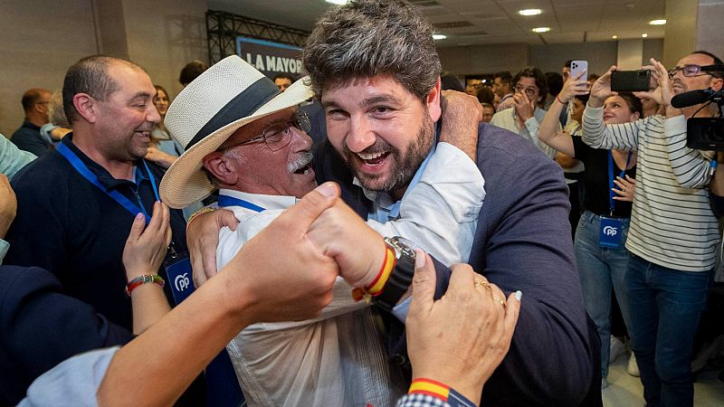 El PP gana en la Región de Murcia y suma más escaños que toda la izquierda junta