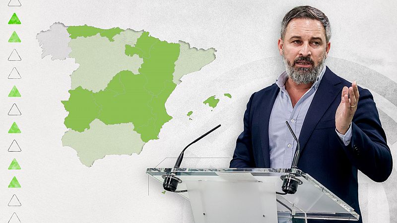 Los mapas de Vox: cinco años de imparable ascenso desde las andaluzas de 2018 al 28M