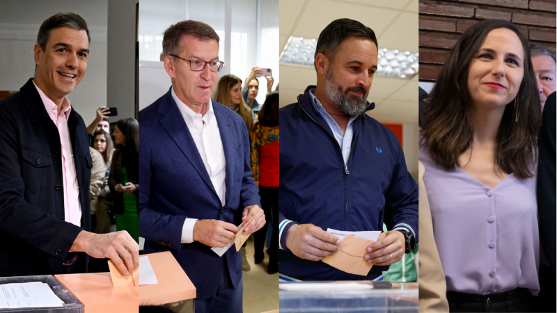 Los líderes nacionales votan en las elecciones del 28M y llaman a la participación en una jornada con "mucho en juego"