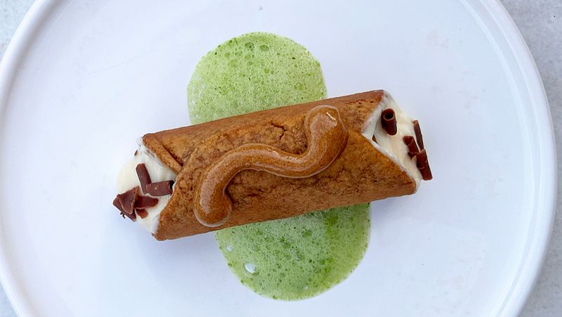 Receta de cannolo al tiramis de Claudia