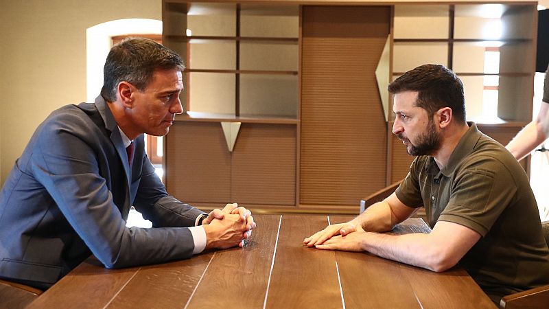 Sánchez y Zelenski vuelven a mantener un encuentro bilateral para abordar la situación en Ucrania