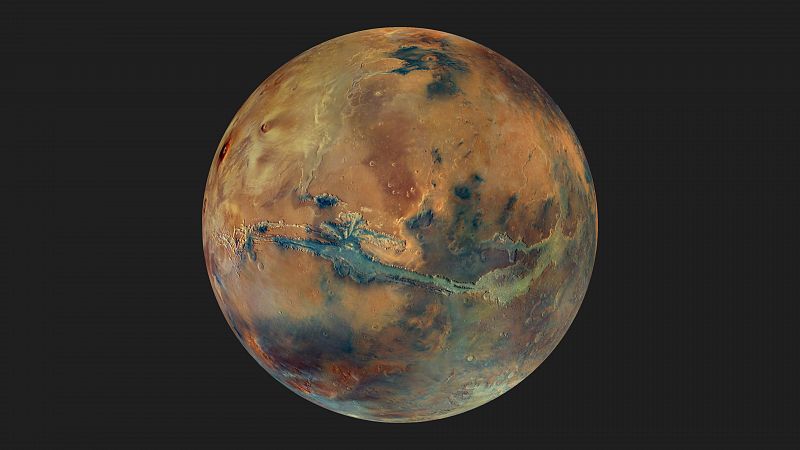 La ESA celebra los 20 años de la misión a Marte con una nueva imagen y la primera transmisión en vivo del planeta