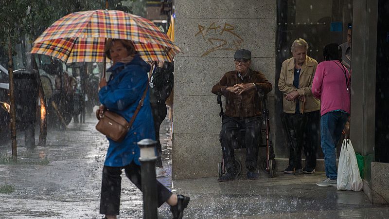 Las lluvias ponen en alerta amarilla a once comunidades y en aviso naranja a Baleares y Galicia