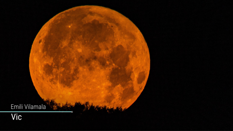 Imatges espectaculars de la lluna plena de juny