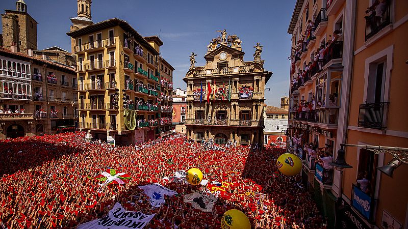 Osasuna lanzar el chupinazo de los Sanfermines 2023