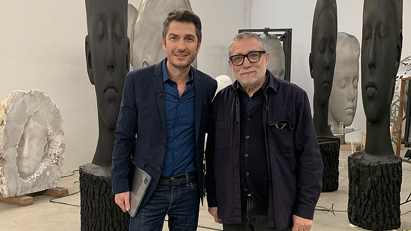 'La matemática del espejo' se sumerge en las obras del escultor Jaume Plensa