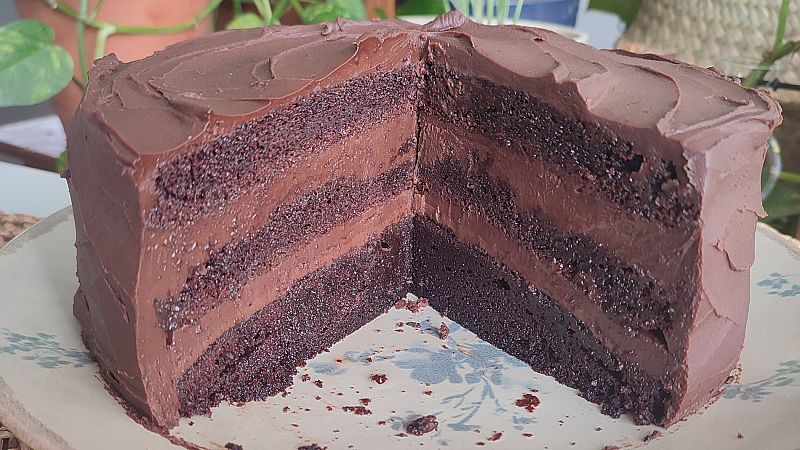 Receta de tarta de chocolate con toque de caf de Ana