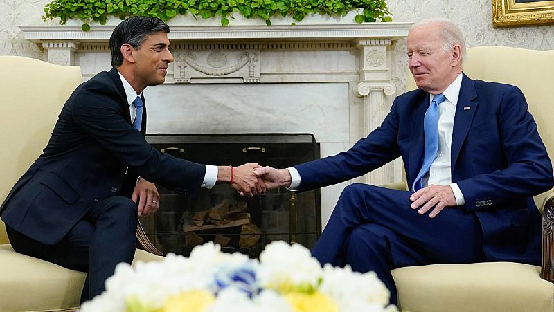 Biden y Sunak renuevan su alianza económica para adaptarla a la inteligencia artificial y al cambio climático
