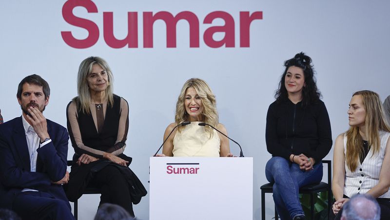 Yolanda Díaz, tras el acuerdo de Sumar: "España quería que nos diéramos la mano, lo pedíais y lo hemos conseguido"