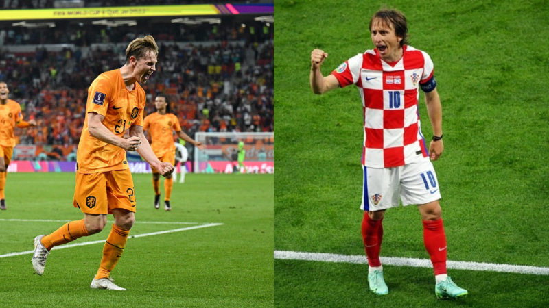 Países Bajos - Croacia: el posible rival de España pasa por un duelo Frenkie de Jong - Modric