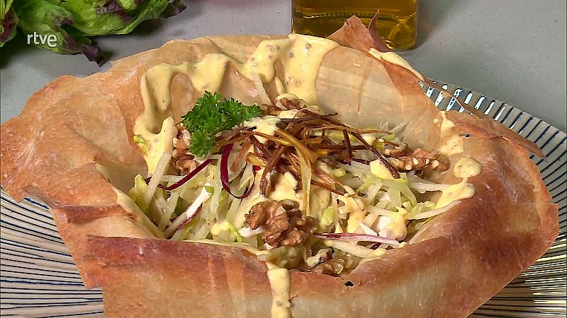 Ensalada de pollo y manzana del chef Sergio Fernndez. La receta ms sana y fcil del verano!