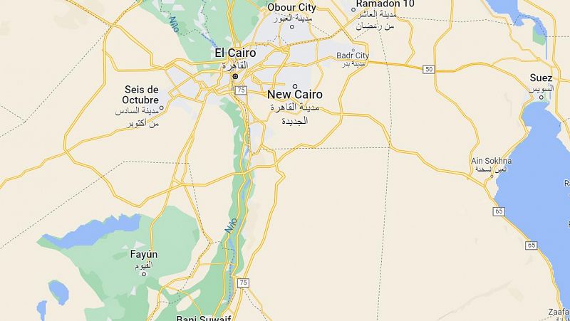 Al menos 15 muertos y tres heridos al colisionar un microbús y un camión al sur de El Cairo
