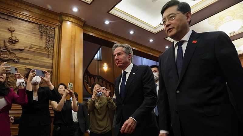 El ministro chino, tras la reunión con Blinken: "Las relaciones entre China y EE.UU. están en su nivel más bajo"