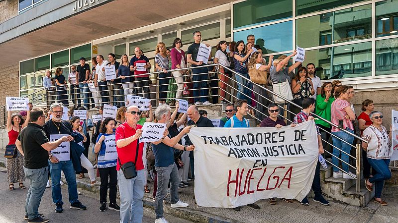 El comité de huelga de los funcionarios de Justicia convoca manifestaciones en todo el país el 29 de junio