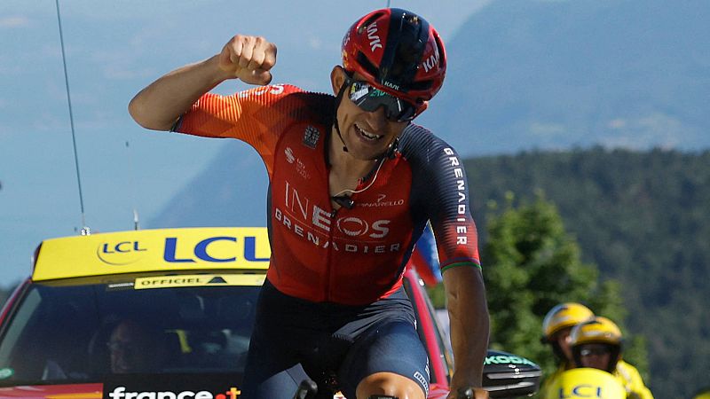 Kwiatkowski conquista el Grand Colombier y Pogacar lanza el primer aviso a Vingegaard