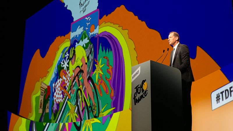 Raisa Álava y su colorido cartel para el Tour de Francia 2023: "Las competiciones siempre tienen un carácter sobrio y quería darle un toque alegre"