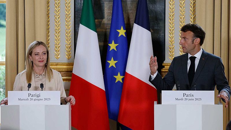 Macron y Meloni coinciden en aumentar la cooperación bilateral y a nivel europeo en materia migratoria