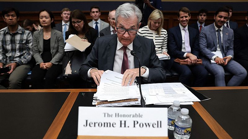 Powell reconoce ante el Congreso de Estados Unidos la posibilidad de más subidas de tipos este año