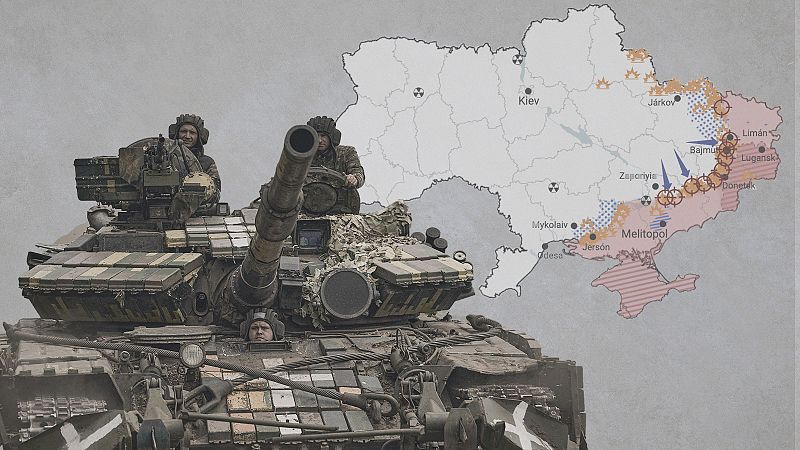 Los mapas de la semana 70ª de la guerra en Ucrania