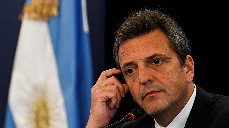 El ministro de Economía, Sergio Massa, candidato único del oficialismo para las elecciones en Argentina