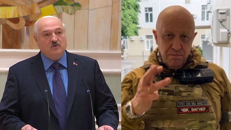Varias llamadas cargadas de insultos: así fue la mediación de Lukashenko con Prigozhin para detener el motín