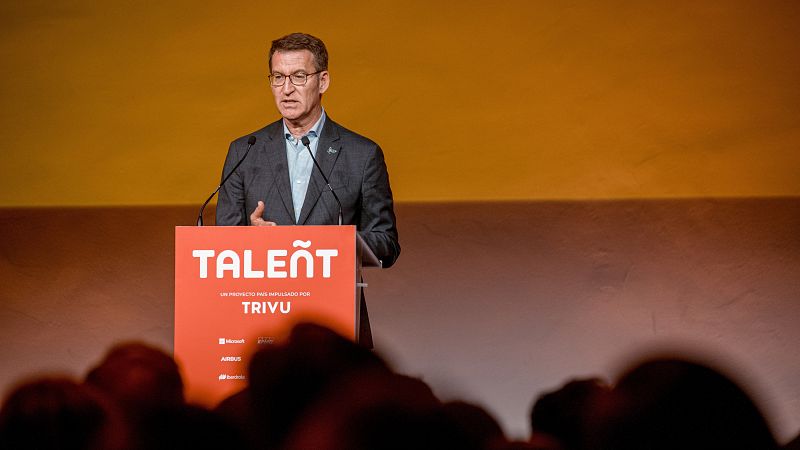 Feijóo se muestra dispuesto a un debate a siete en RTVE con Sánchez: "Si va el presidente, allí nos vemos"