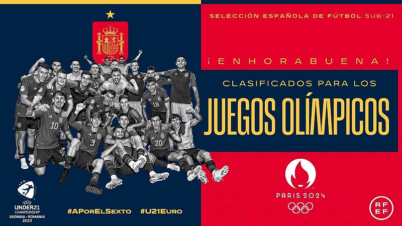 La selección española de fútbol se clasifica para los Juegos Olímpicos de París 2024