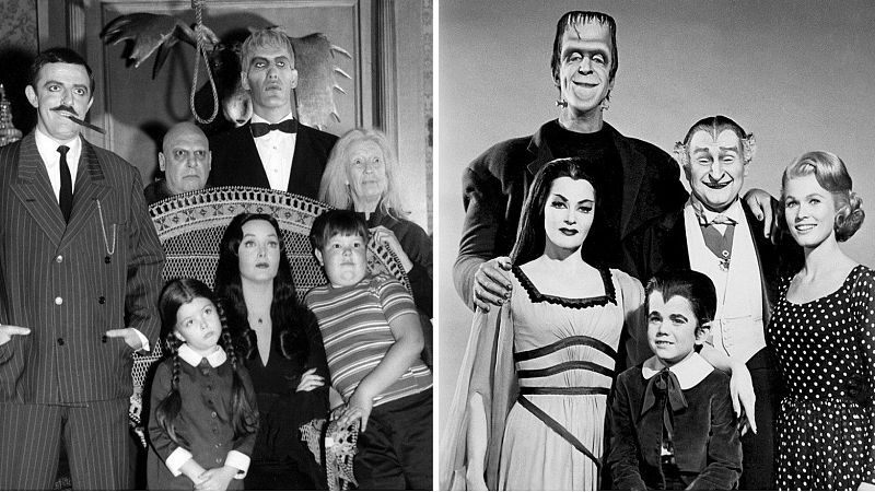 Los Addams y los Munsters, las familias más terroríficamente divertidas de la televisión