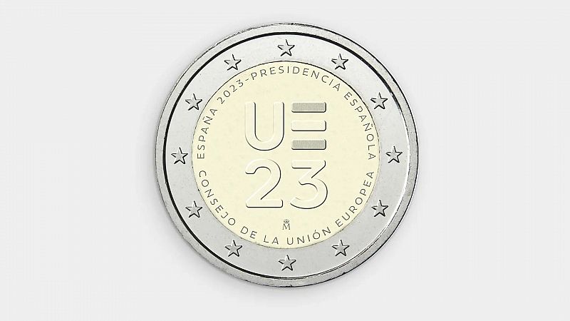 Así es la moneda de dos euros que conmemora la Presidencia española de la Unión Europea