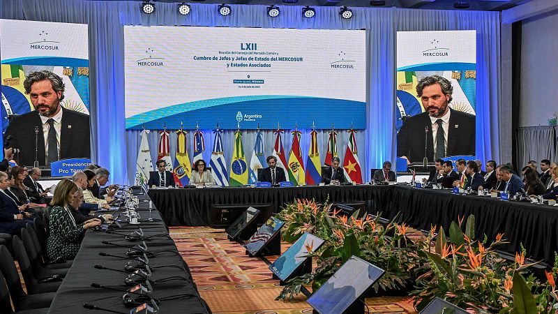 Argentina pide revisar el acuerdo comercial entre Mercosur y la UE para "disminuir las brechas" entre ambos bloques