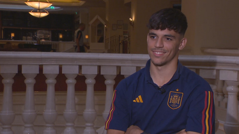 Gabri Veiga: "Ucrania juega muy bien al fútbol y va a ser muy difícil"