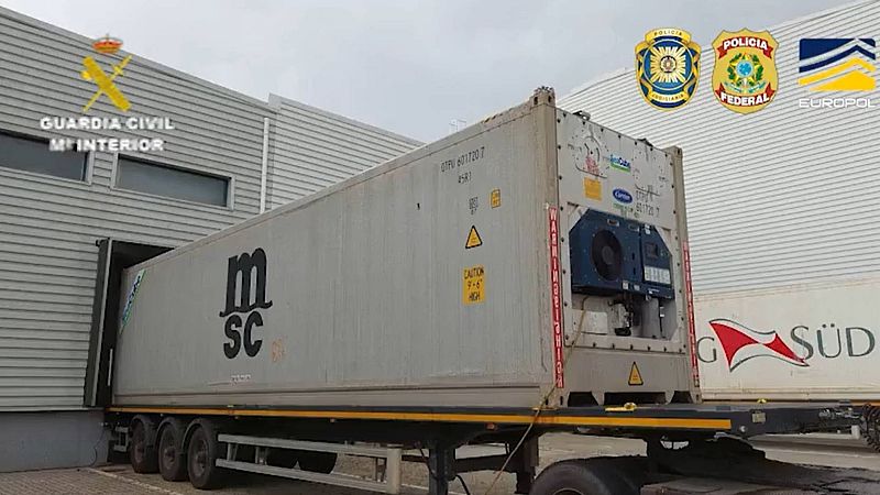 La Guardia Civil desarticula una organización que enviaba cocaína de Brasil a Europa a través de Málaga