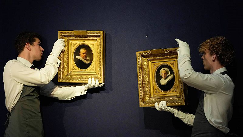 Se venden por 13,1 millones de euros dos retratos de Rembrandt ocultos desde 1824