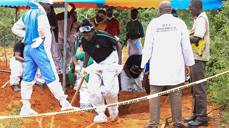 Ascienden a 350 los muertos en una secta de Kenia por ayunar para ver a Jesucristo