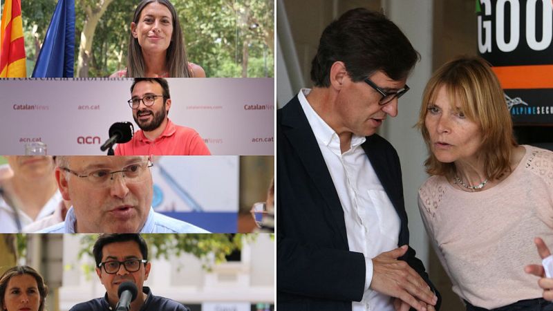L'acord a la Diputaci� de Barcelona i la llengua es colen a la jornada de campanya