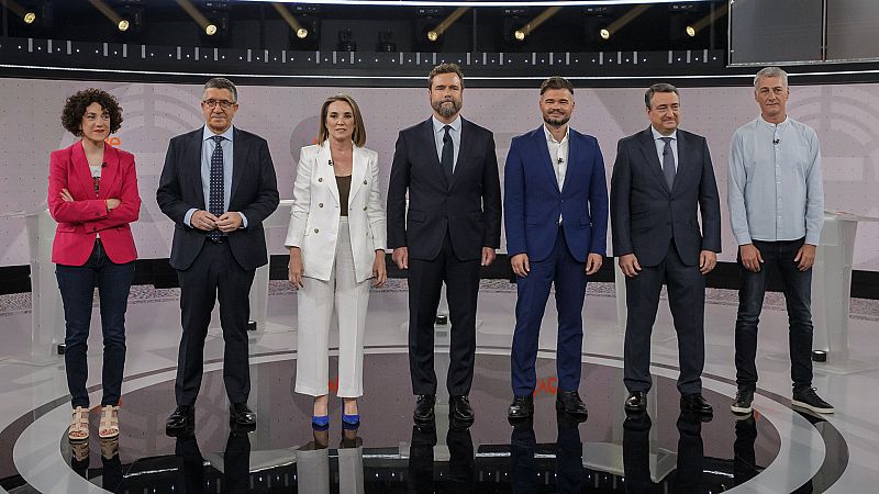 El debate de portavoces en RTVE, lo más visto del prime time con casi 1,9 millones y 18,6% de cuota