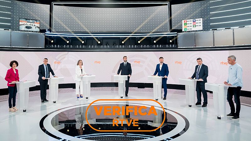 Debate a 7 en RTVE: verificación y datos